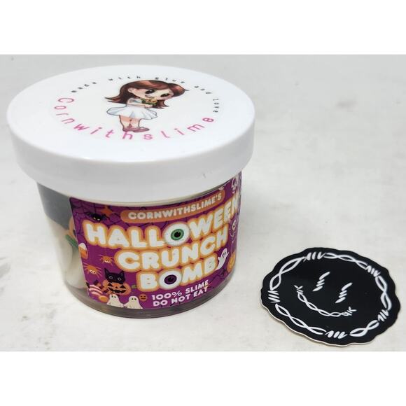 Cornwithslime New Cute Halloween Crunch Bomb Slime Unscented OG Slime Sticker - Picture 3 of 7